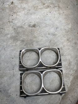 67 impala headlight covers