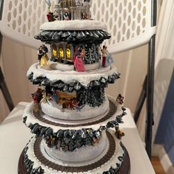 Bradford Exchange Disney 75-Character Tabletop Christmas Tree, Green, 16-inch