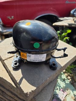 This is an Embraco EMD55CLT refrigerator compressor designed for residential or small commercial https://offerup.com/redirect/?o=YXBwbGljYXRpb25zLkl0 