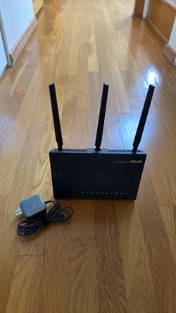 ASUS RT-AC68U Dual-Band AC1900 Gigabit Wi-Fi Router, 4-Port, USB
