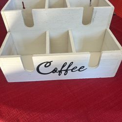 Wood Coffee Organizers 