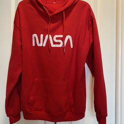 Red NASA Hoodie, Size S
