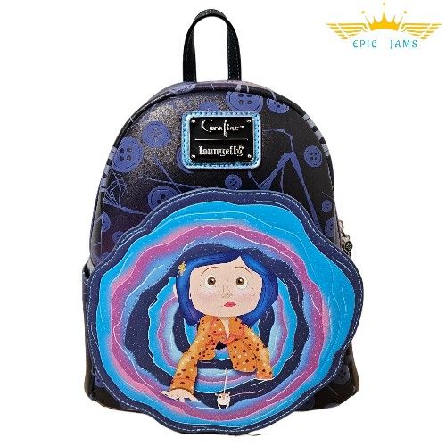 coraline glow in the dark house mini backpack Loungefly x Laika GeekCore Whilst the films tagline may be Be careful what you wish for Loungefly Coraline Seeing Stone Figural