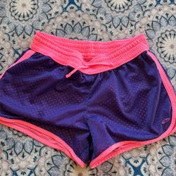 Neon Blue And Purple Size Small Shorts 