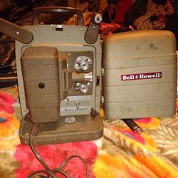 Vintage Projector  w Film N Reels