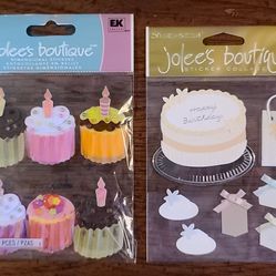 2pkg Jolee's Boutique Birthday Scrapbook Stickers 