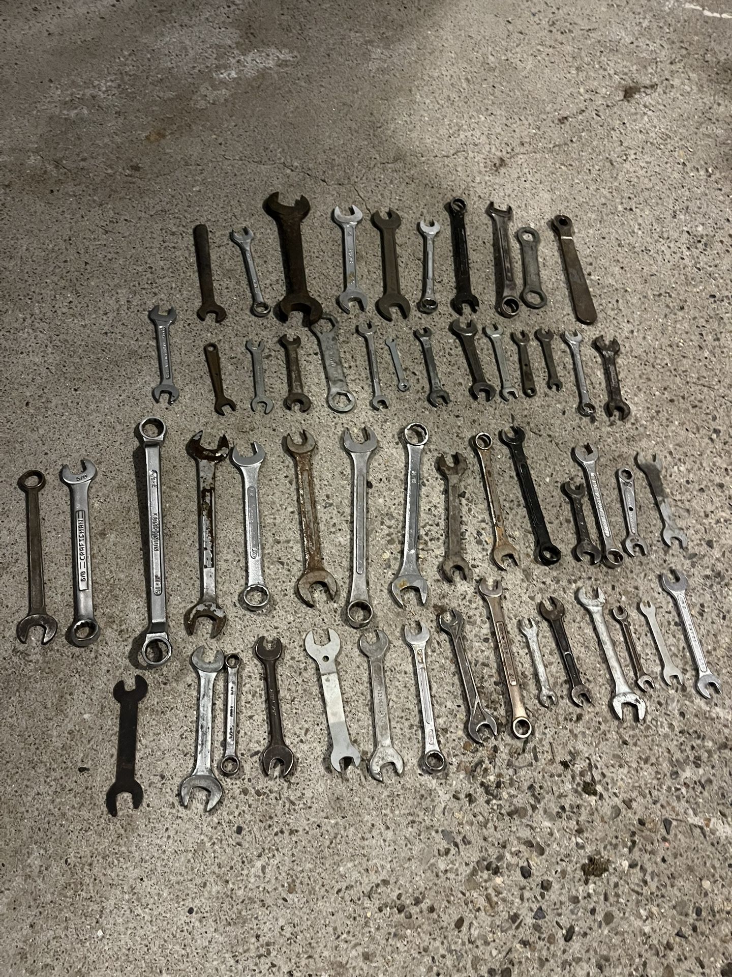 Large Assortment Of Wrenches
