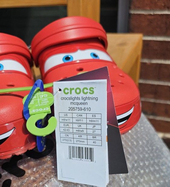 Lightning Mcqueen Crocs Adults FOR SALE! - PicClick