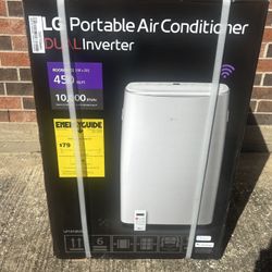 Brand New LG 10,000 BTU Portable Air Conditioner – Dual Inverter – White