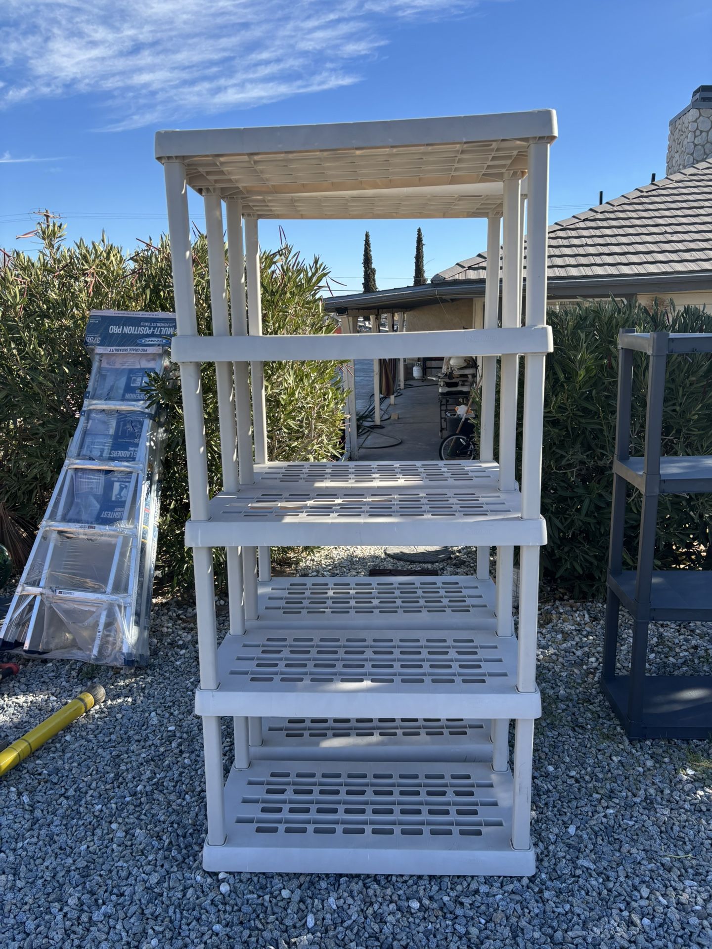 Sterilite Plastic shelves $30 Each