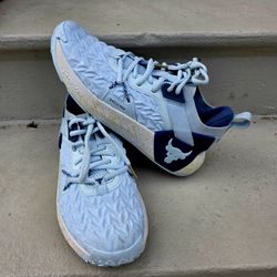 Women's size 9 Under Armour Project Rock Halogen Blue Cross Train Women Sz 9