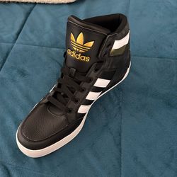 Adidas Hard Court High (Black And Gold)