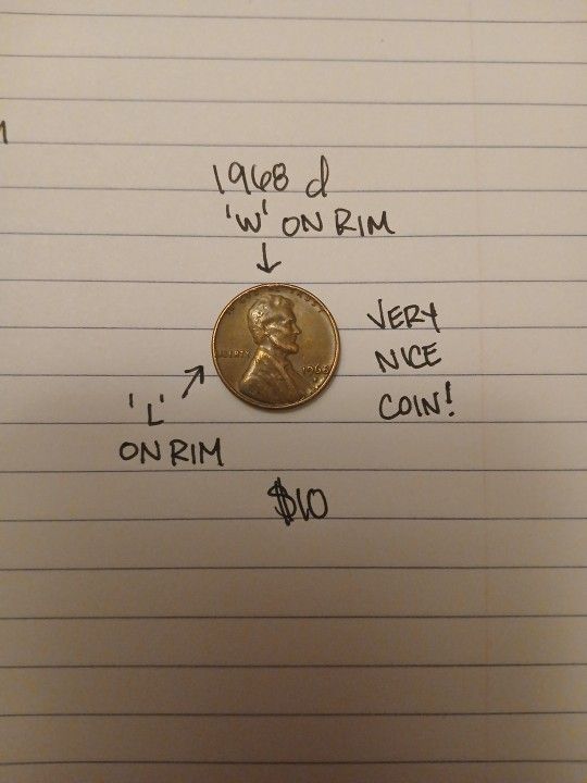 1968d Double Die Penny With Multiple Rarities
