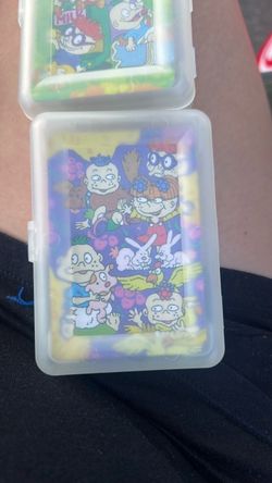 Vtg 1990s Nickelodeon Rugrats Card Cases Set of 3 - Brand New Deadstock Mint