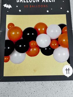 Halloween 60 Balloons Arch Kit OBO
