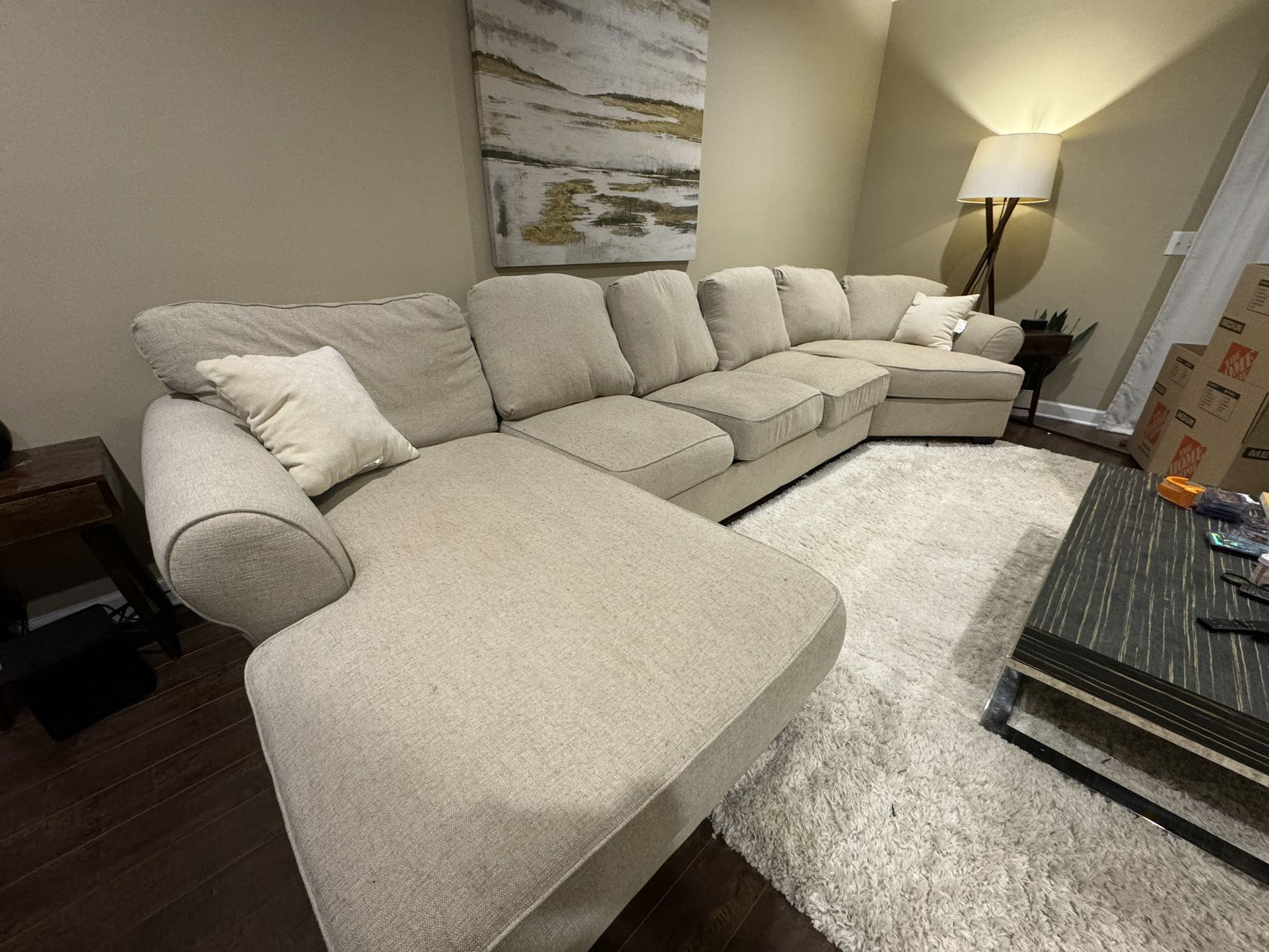 Sectional Couch with Chaise