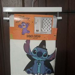 Stitch Halloween Shower Curtain