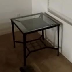 Glass End Tables Set Of 2 