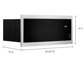 Whirlpool WMT50011KS Built-In Microwave – Stainless Steel.
