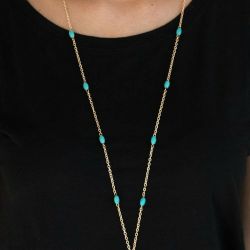 Gold And Turquoise Chain 