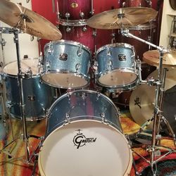 Drum Set 5pc Gretsch Complete Set 