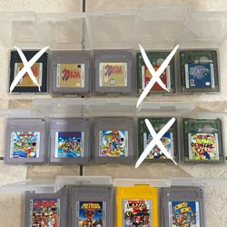 Nintendo Gameboy Games GBC Zelda DK Super Mario 