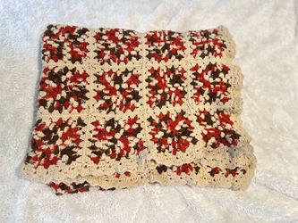 Handmade Crochet Granny Square Blanket