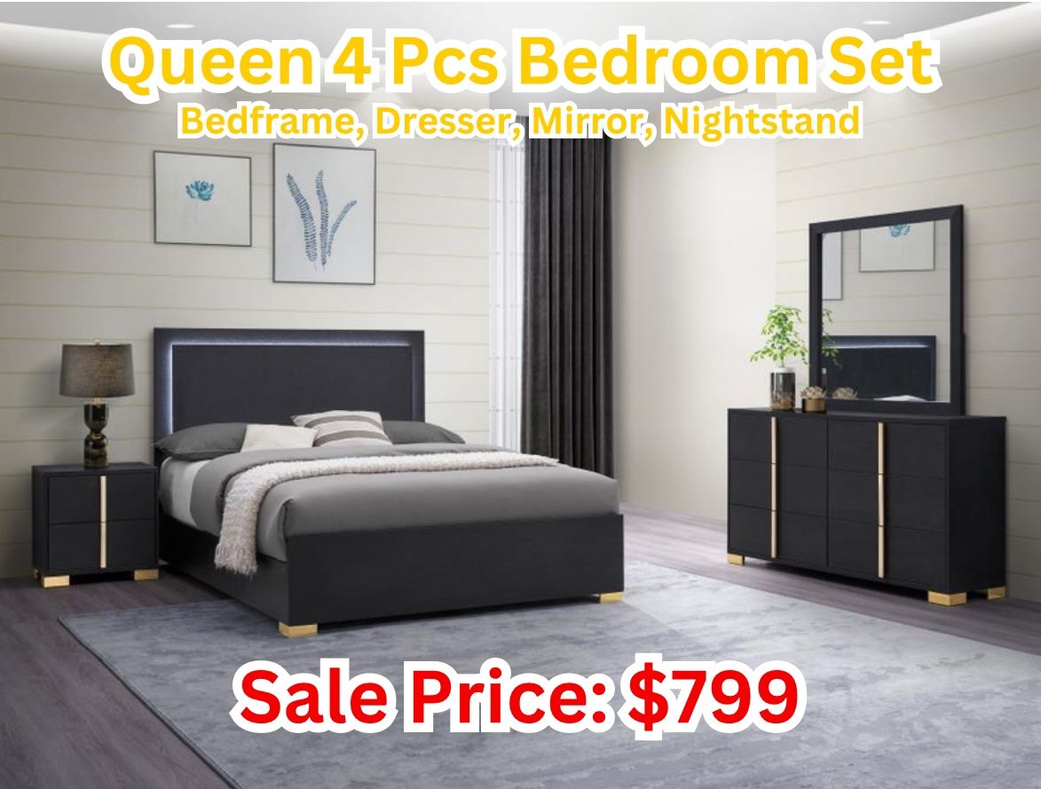Queen Bedroom Sets They Include Dresser,mirror,and Nightstand.
