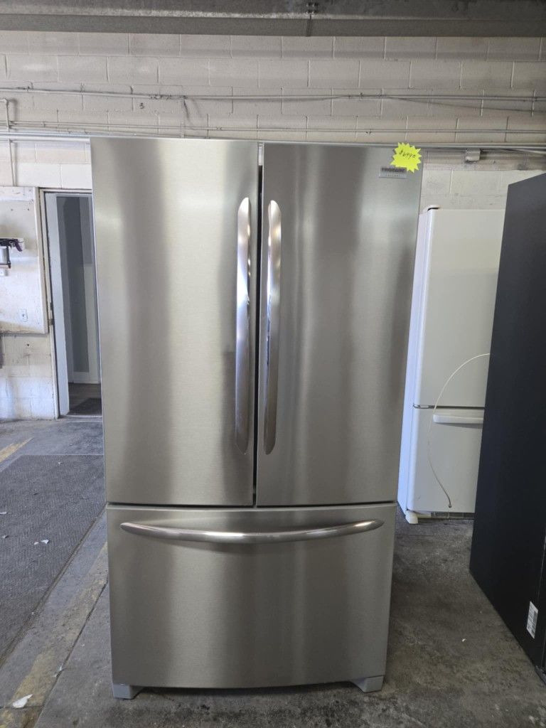 36in Frigidaire French door refrigerator nice and clean Financing available