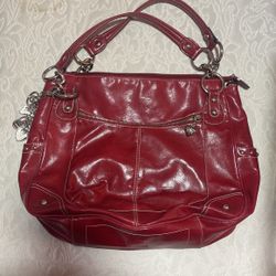 Kathy Van zeeland Red Bag