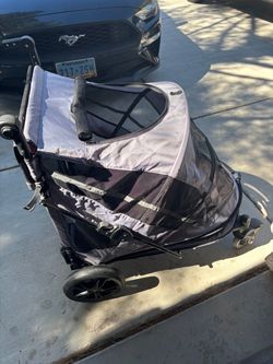 PET GEAR Lilac Dog Stroller for M-L dogs