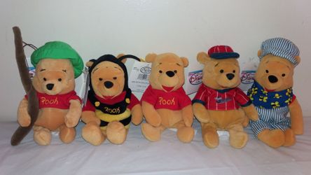 New in tags Disney Assorted Pooh Beanie Babies