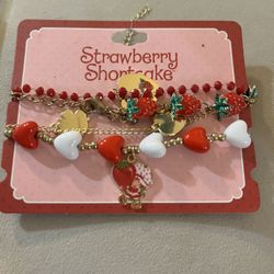 Strawberry Shortcake Bracelet Set