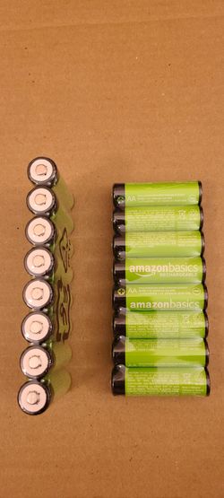 Rechargeable NiMH batteries AA and AAA - C and D Adapters