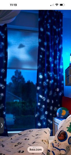 Kids space curtain 4 panels
