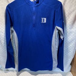Duke Blue Devils Sweatshirt Columbia Fleece Long Sleeve Small