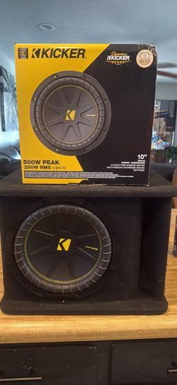 10” kicker and box