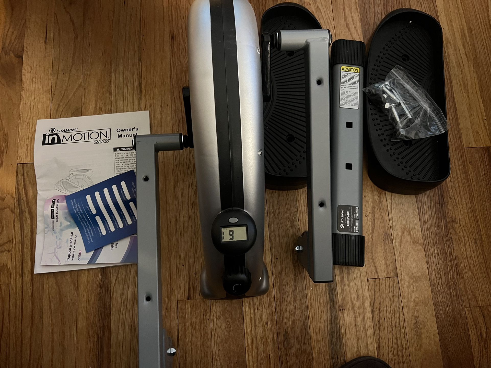 STAMINA IN MOTION E1000 LOW IMPACT ELLIPTICAL MACHINE
