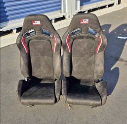 J2 Universal Racing Bucket Seats Asientos Deportivos Universales