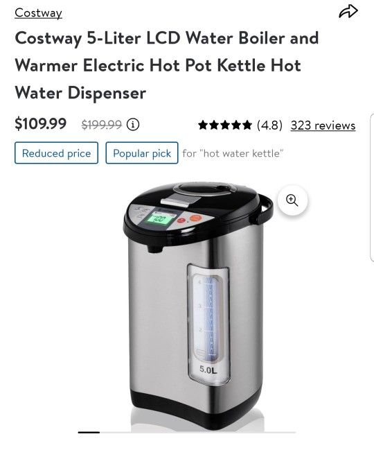 Electric Hot Water Dispenser ( New In Box)