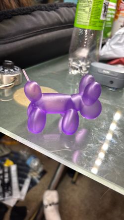 purple dog squishy toy for autism