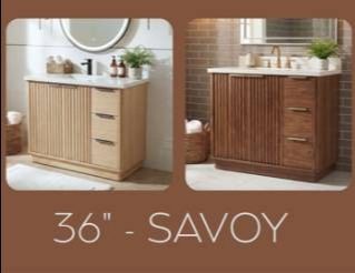 36" bath vanity solid wood