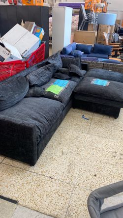 Large L-shaped sectional sofa