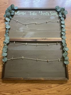 Wedding Seating Chart Sign