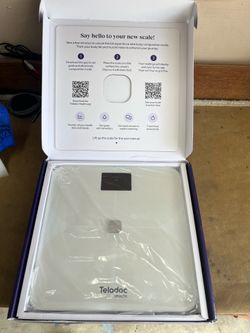 Teledoc weight scale new in box $30