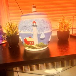 Montalk light house kitchen pot and napkin holder