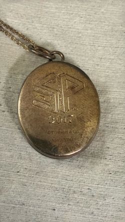 Silver necklace stamped 925