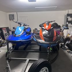 Yamaha Jet Skis + Trailer – Like New, Low Hours