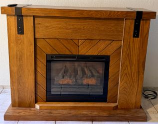 Wooden Electric fireplace
