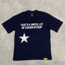 Navy blue awful lot of cough tee